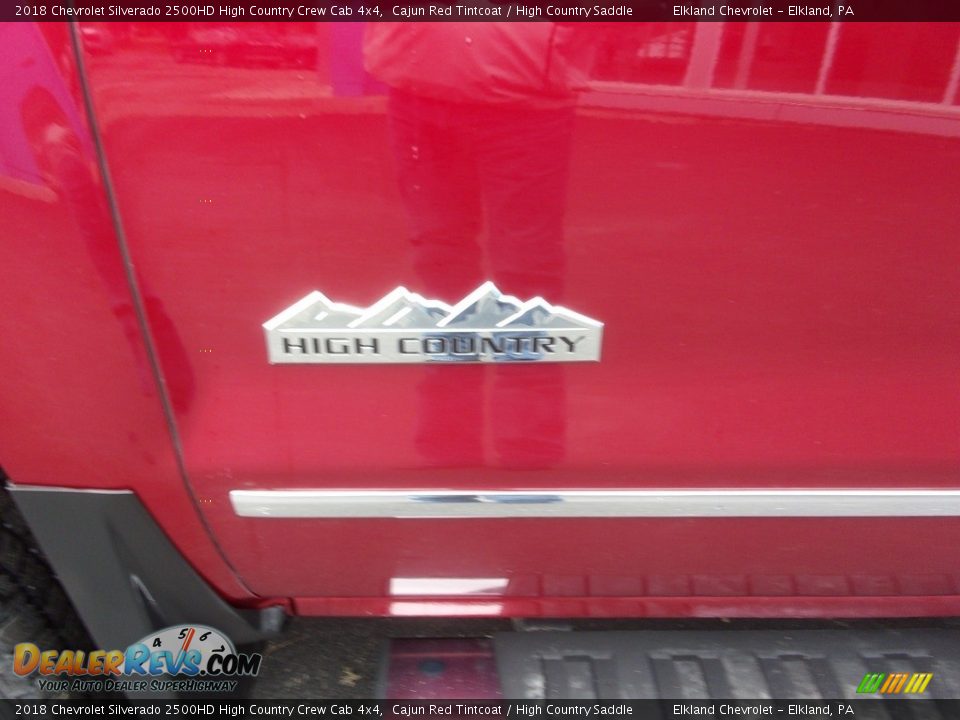 2018 Chevrolet Silverado 2500HD High Country Crew Cab 4x4 Cajun Red Tintcoat / High Country Saddle Photo #13