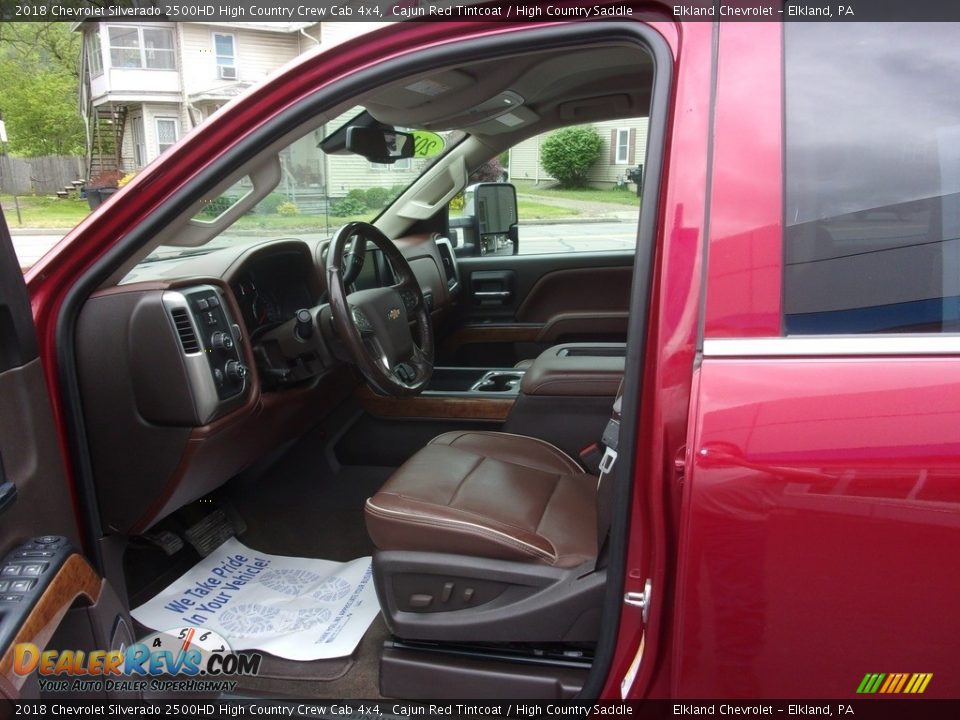 2018 Chevrolet Silverado 2500HD High Country Crew Cab 4x4 Cajun Red Tintcoat / High Country Saddle Photo #14
