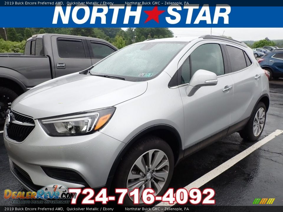 2019 Buick Encore Preferred AWD Quicksilver Metallic / Ebony Photo #1