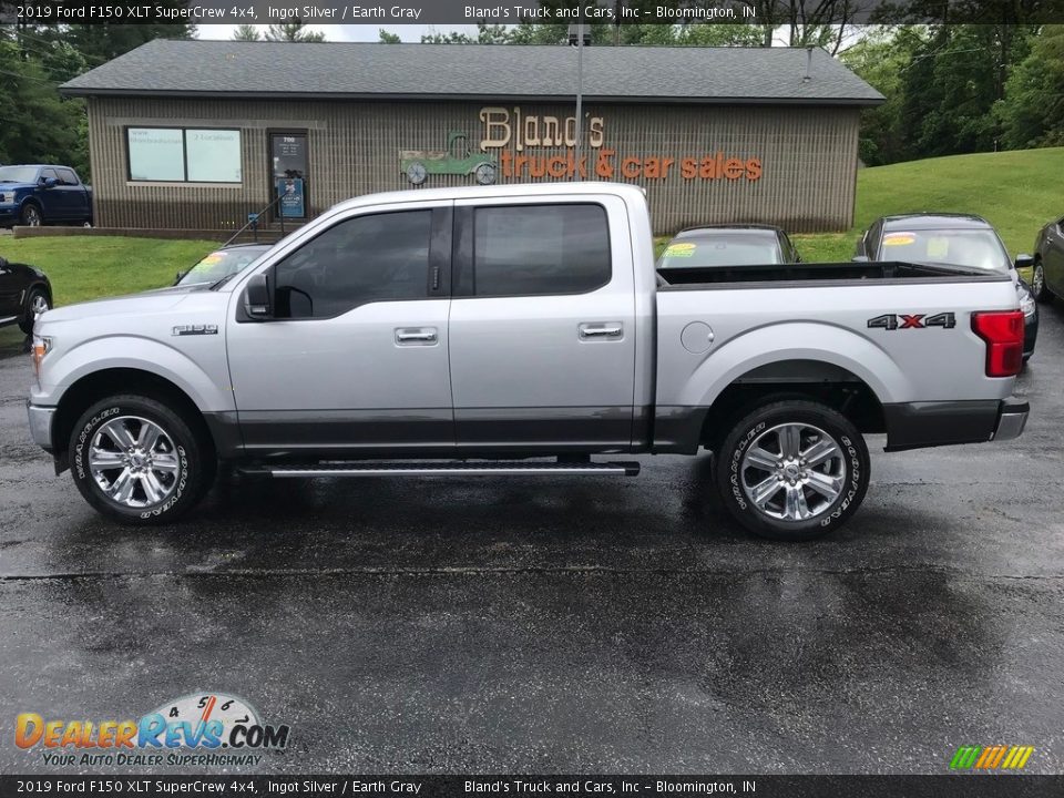 2019 Ford F150 XLT SuperCrew 4x4 Ingot Silver / Earth Gray Photo #1