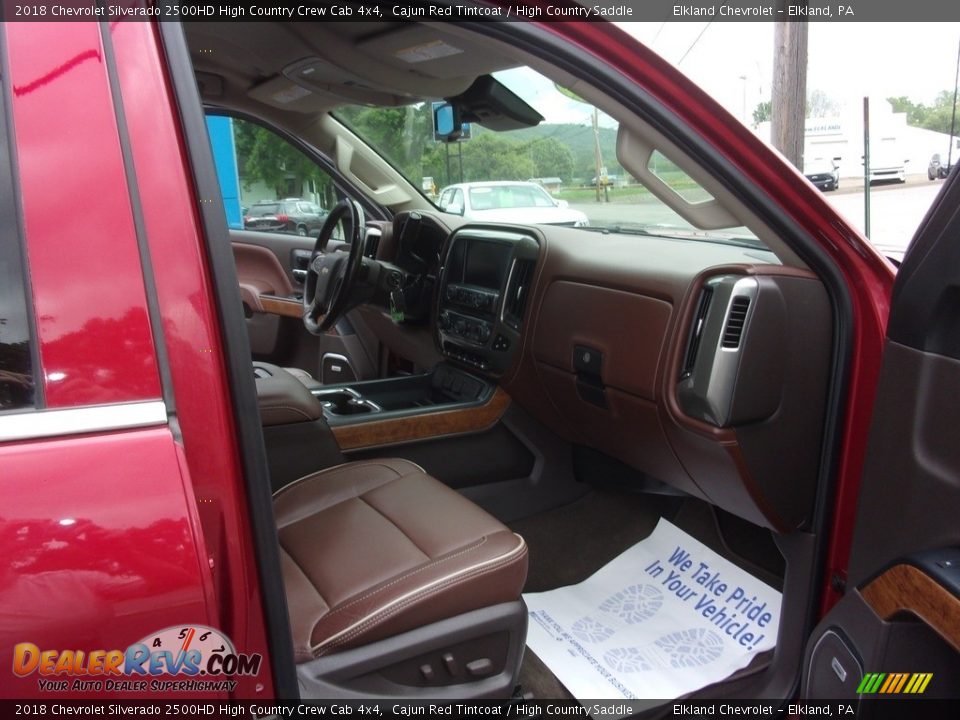 2018 Chevrolet Silverado 2500HD High Country Crew Cab 4x4 Cajun Red Tintcoat / High Country Saddle Photo #19