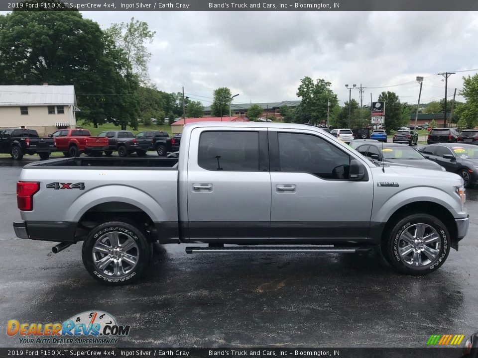 2019 Ford F150 XLT SuperCrew 4x4 Ingot Silver / Earth Gray Photo #6