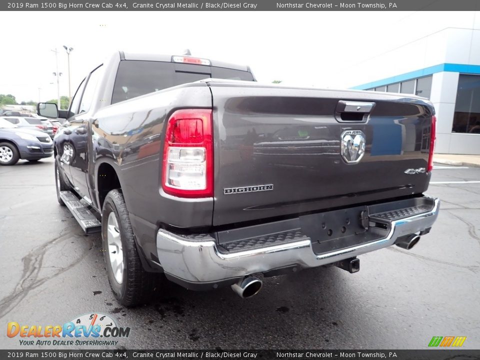 2019 Ram 1500 Big Horn Crew Cab 4x4 Granite Crystal Metallic / Black/Diesel Gray Photo #5