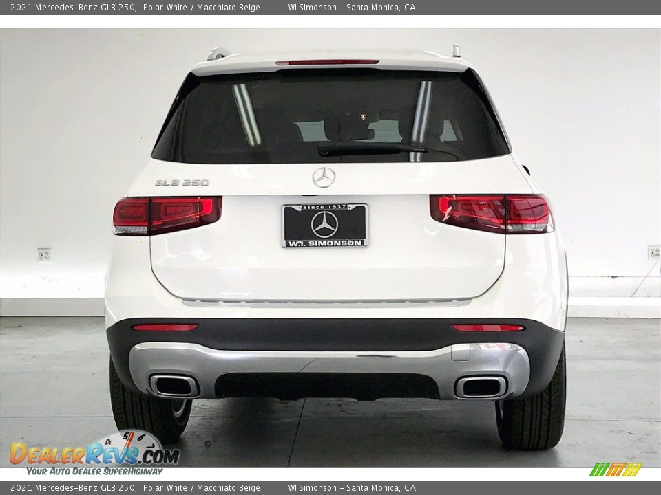 2021 Mercedes-Benz GLB 250 Polar White / Macchiato Beige Photo #3