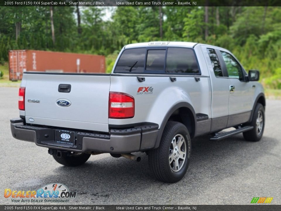 2005 Ford F150 FX4 SuperCab 4x4 Silver Metallic / Black Photo #5