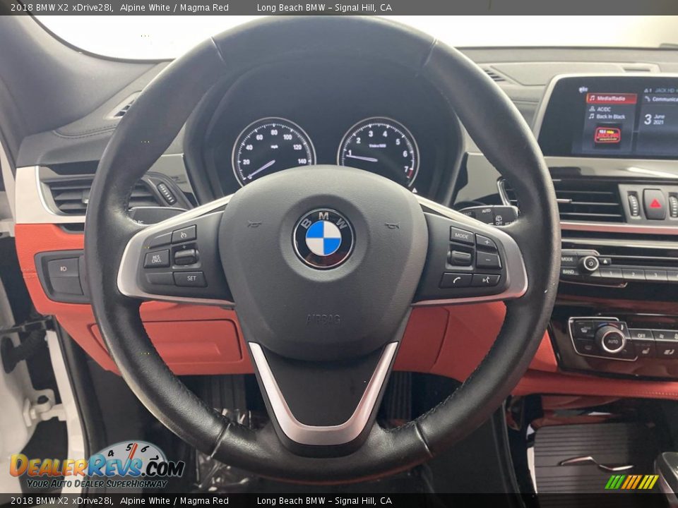 2018 BMW X2 xDrive28i Steering Wheel Photo #18