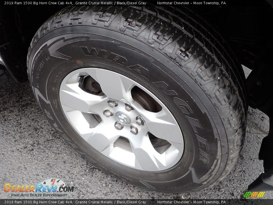 2019 Ram 1500 Big Horn Crew Cab 4x4 Granite Crystal Metallic / Black/Diesel Gray Photo #13