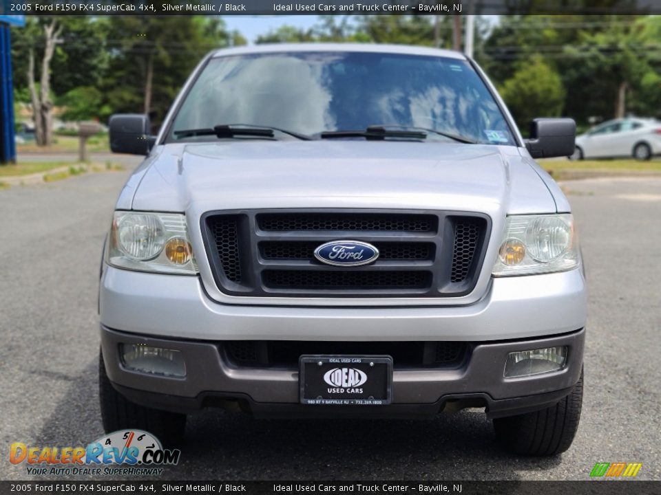 2005 Ford F150 FX4 SuperCab 4x4 Silver Metallic / Black Photo #8