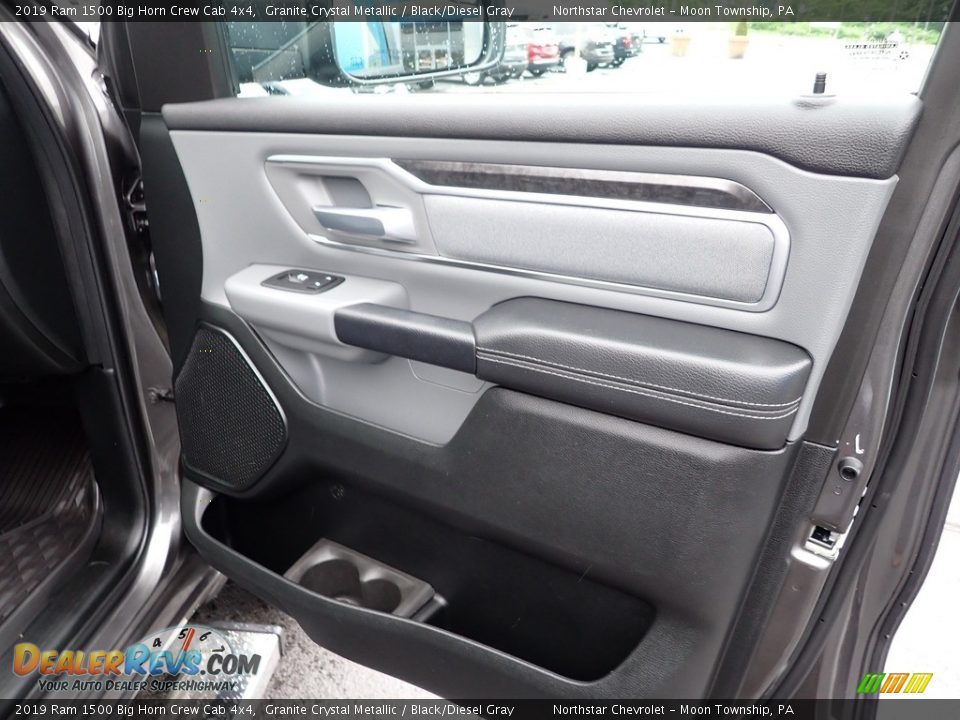 2019 Ram 1500 Big Horn Crew Cab 4x4 Granite Crystal Metallic / Black/Diesel Gray Photo #16