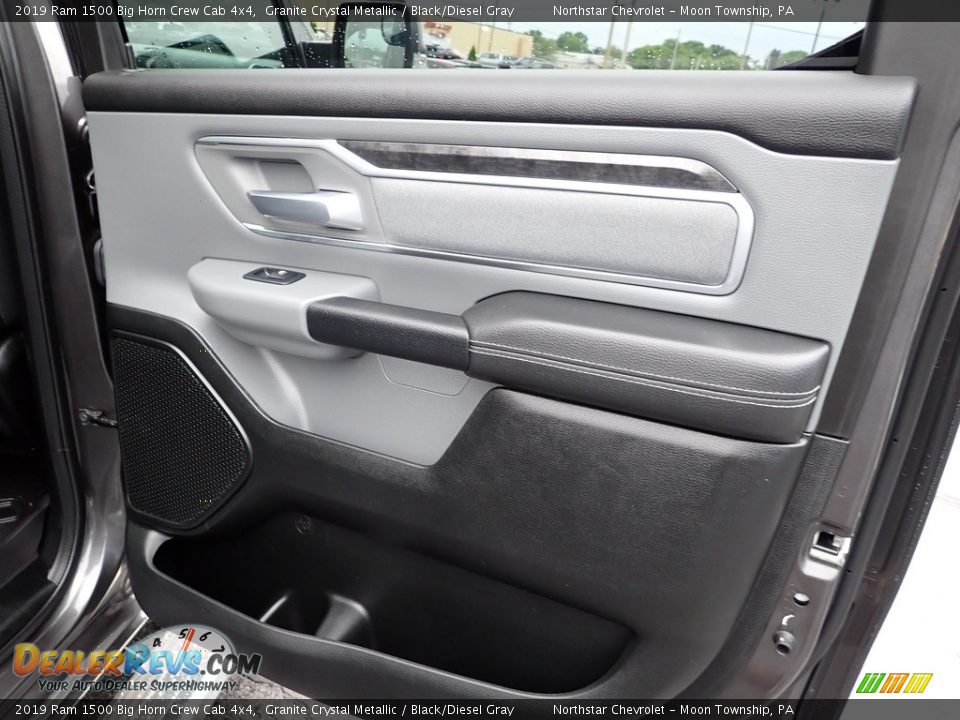 2019 Ram 1500 Big Horn Crew Cab 4x4 Granite Crystal Metallic / Black/Diesel Gray Photo #18