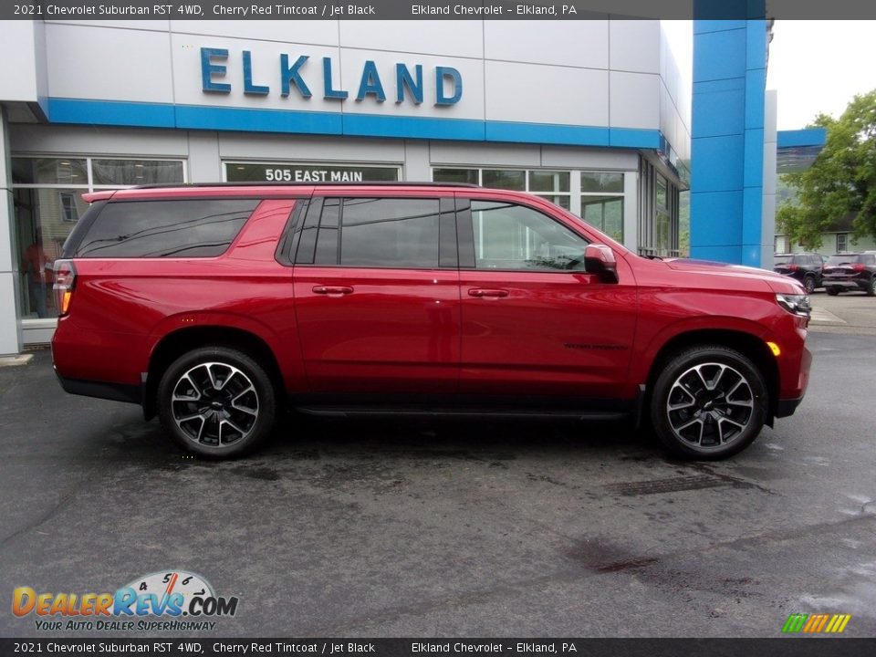 2021 Chevrolet Suburban RST 4WD Cherry Red Tintcoat / Jet Black Photo #2