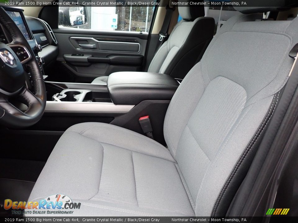 2019 Ram 1500 Big Horn Crew Cab 4x4 Granite Crystal Metallic / Black/Diesel Gray Photo #19