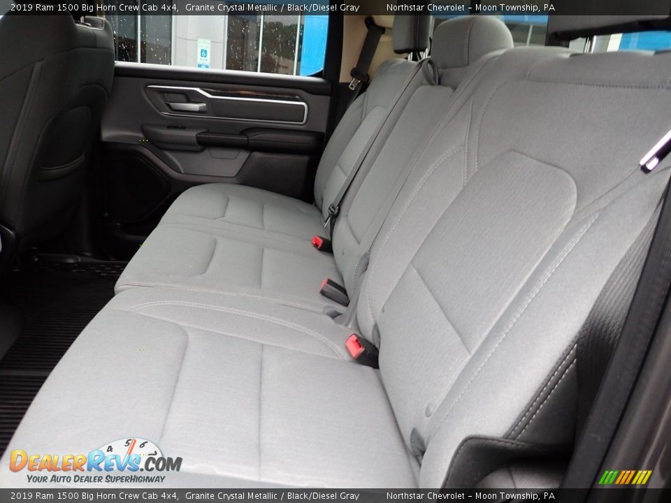 2019 Ram 1500 Big Horn Crew Cab 4x4 Granite Crystal Metallic / Black/Diesel Gray Photo #20