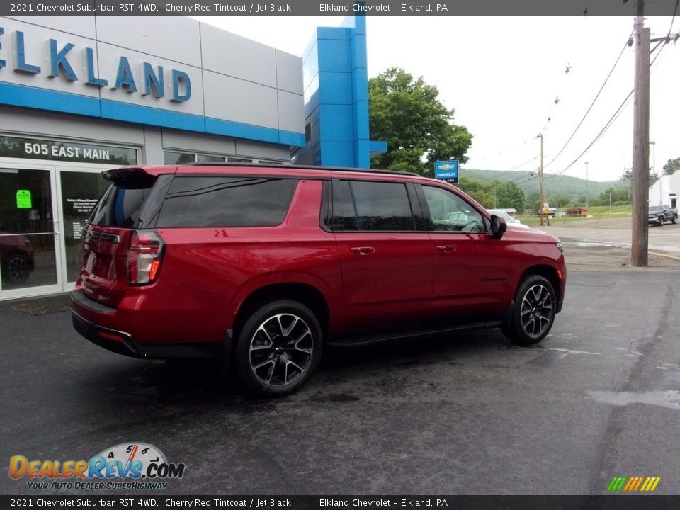 2021 Chevrolet Suburban RST 4WD Cherry Red Tintcoat / Jet Black Photo #3