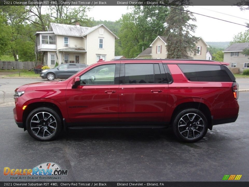 Cherry Red Tintcoat 2021 Chevrolet Suburban RST 4WD Photo #4