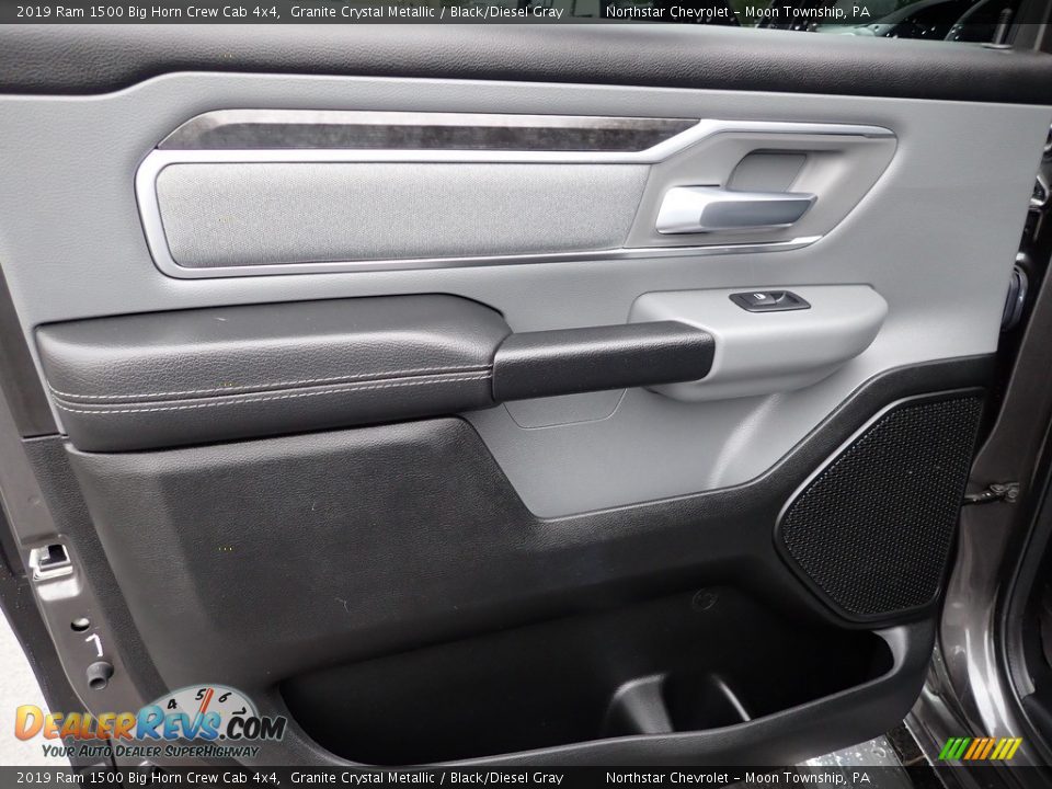 2019 Ram 1500 Big Horn Crew Cab 4x4 Granite Crystal Metallic / Black/Diesel Gray Photo #22