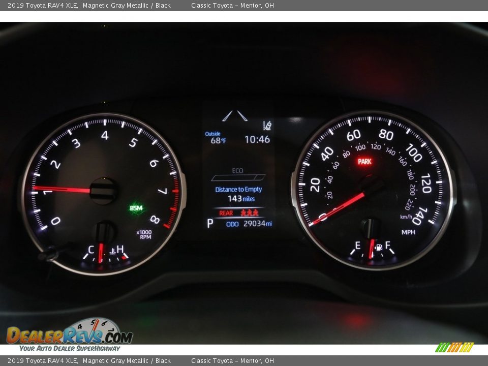 2019 Toyota RAV4 XLE Magnetic Gray Metallic / Black Photo #8