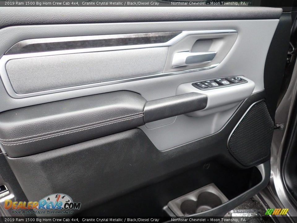 2019 Ram 1500 Big Horn Crew Cab 4x4 Granite Crystal Metallic / Black/Diesel Gray Photo #23