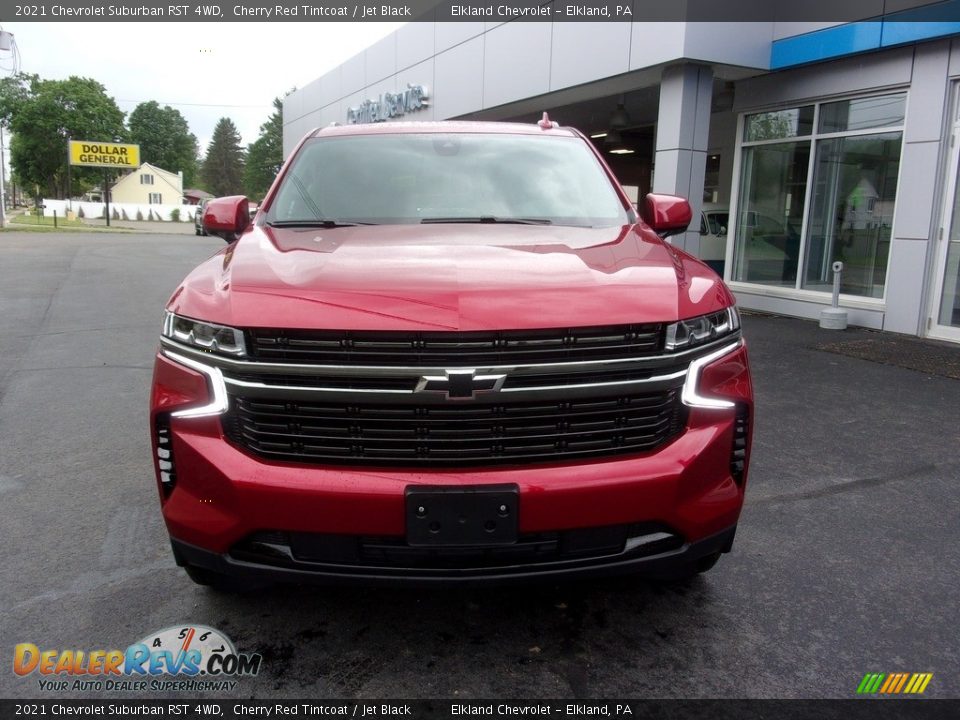 2021 Chevrolet Suburban RST 4WD Cherry Red Tintcoat / Jet Black Photo #7