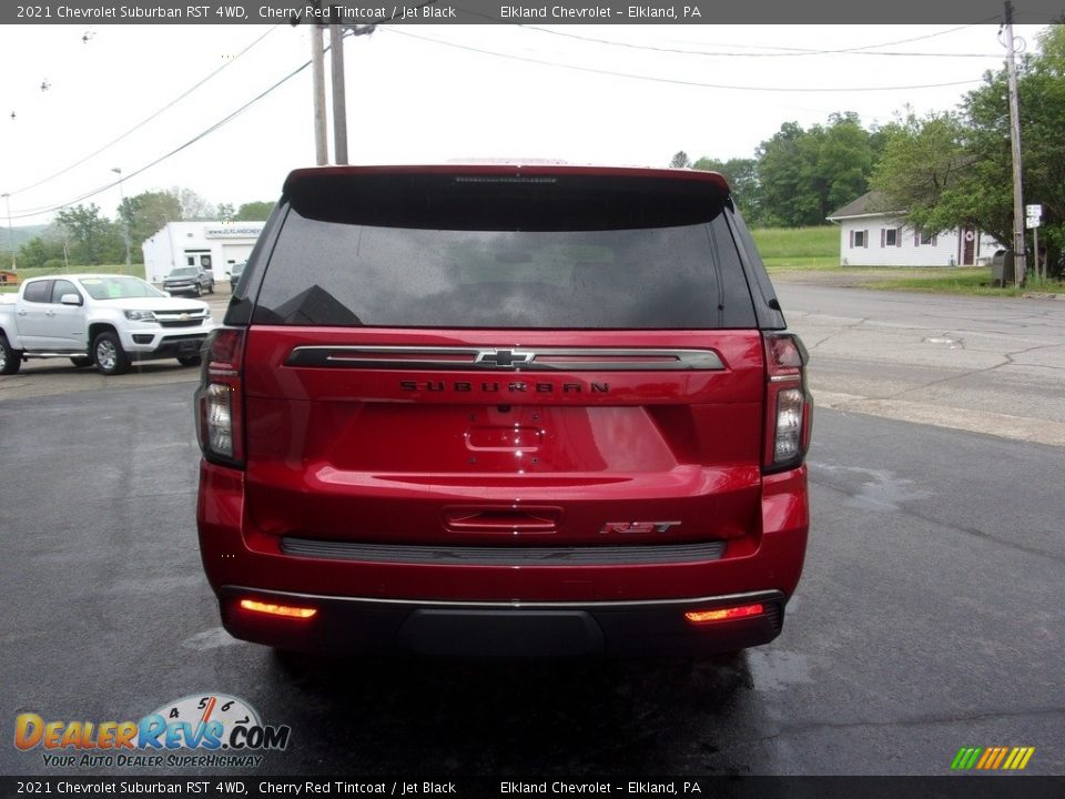 2021 Chevrolet Suburban RST 4WD Cherry Red Tintcoat / Jet Black Photo #8