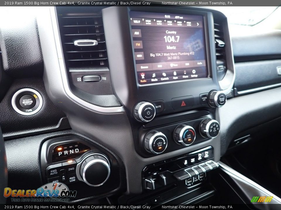 2019 Ram 1500 Big Horn Crew Cab 4x4 Granite Crystal Metallic / Black/Diesel Gray Photo #27