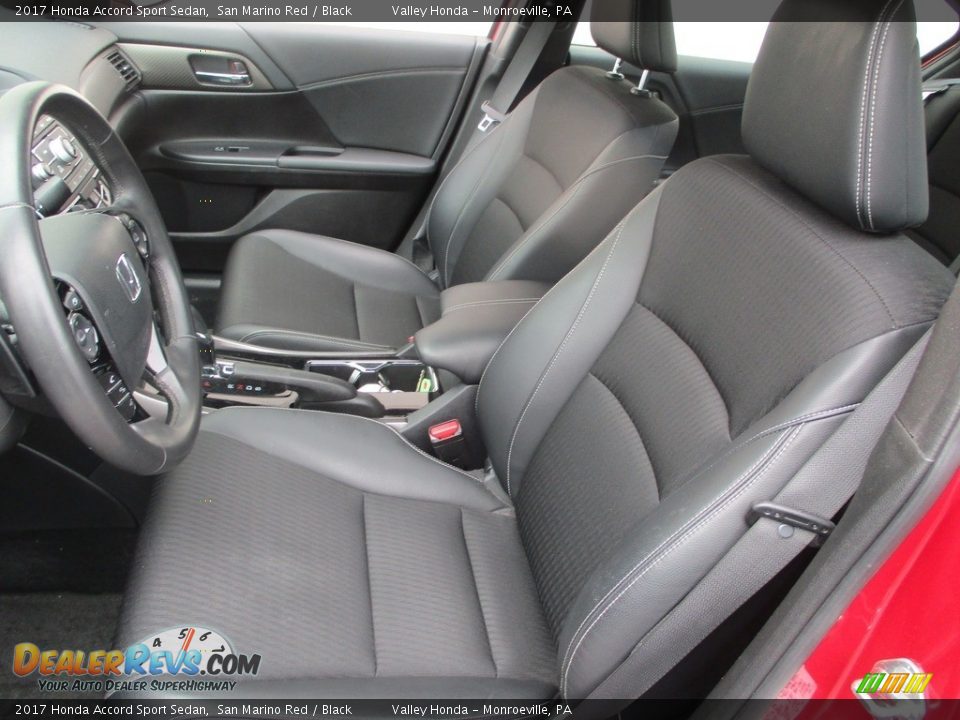 2017 Honda Accord Sport Sedan San Marino Red / Black Photo #12