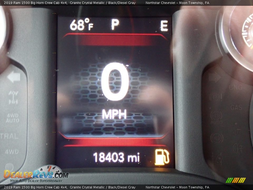 2019 Ram 1500 Big Horn Crew Cab 4x4 Granite Crystal Metallic / Black/Diesel Gray Photo #29