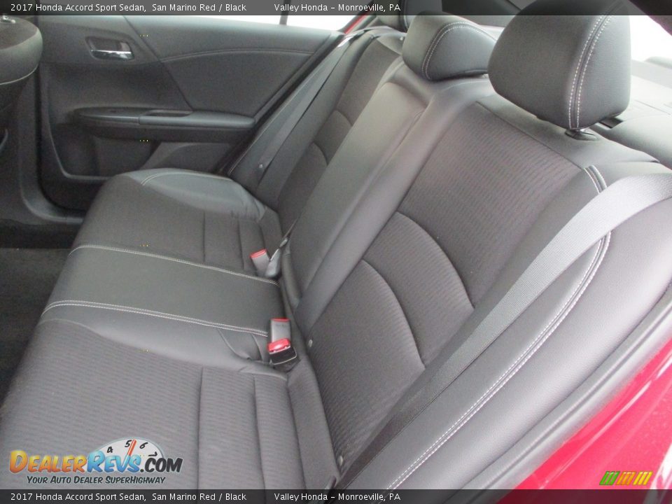 2017 Honda Accord Sport Sedan San Marino Red / Black Photo #13