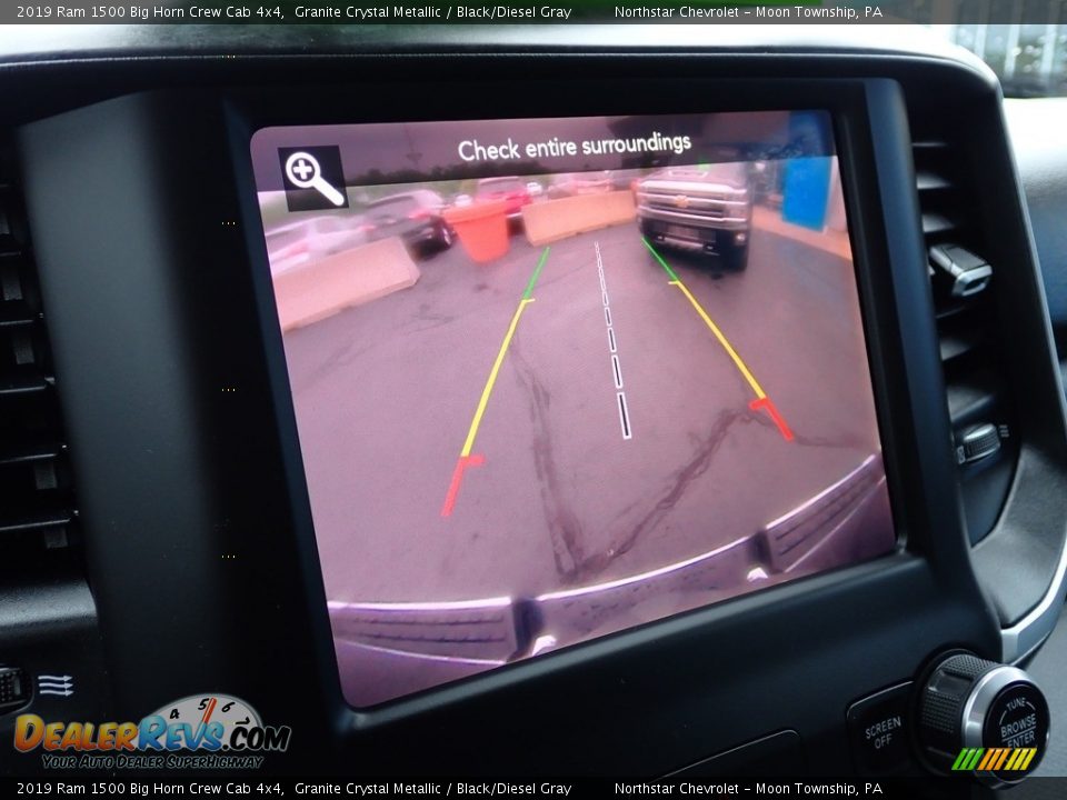 2019 Ram 1500 Big Horn Crew Cab 4x4 Granite Crystal Metallic / Black/Diesel Gray Photo #30