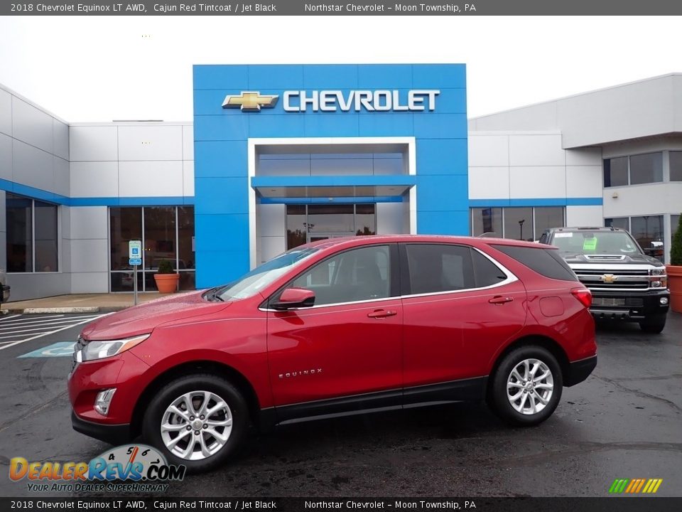 2018 Chevrolet Equinox LT AWD Cajun Red Tintcoat / Jet Black Photo #1