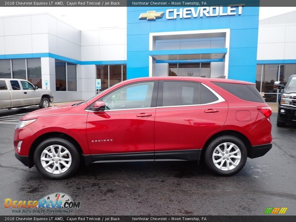 2018 Chevrolet Equinox LT AWD Cajun Red Tintcoat / Jet Black Photo #3