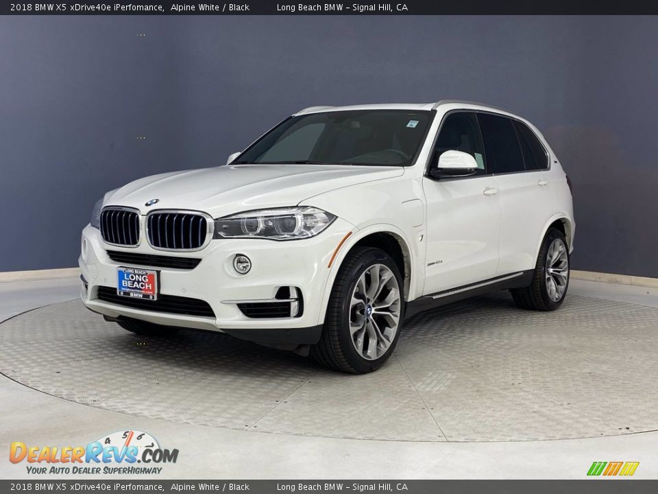 2018 BMW X5 xDrive40e iPerfomance Alpine White / Black Photo #3