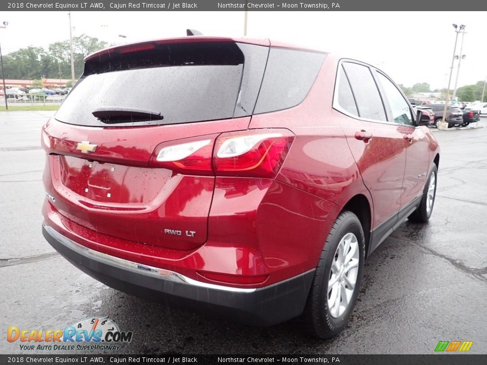 2018 Chevrolet Equinox LT AWD Cajun Red Tintcoat / Jet Black Photo #7