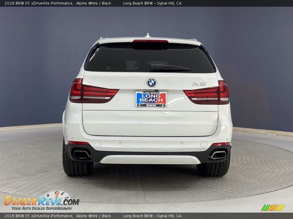 2018 BMW X5 xDrive40e iPerfomance Alpine White / Black Photo #4