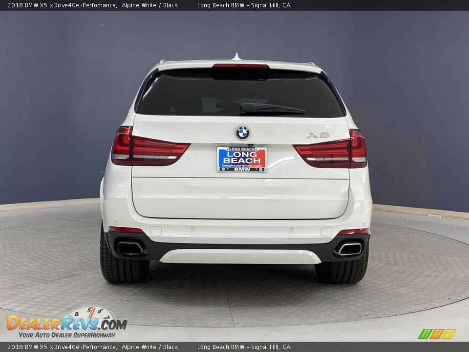 2018 BMW X5 xDrive40e iPerfomance Alpine White / Black Photo #4