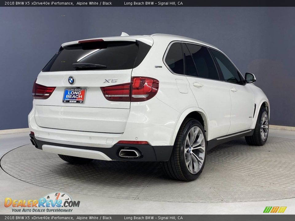 2018 BMW X5 xDrive40e iPerfomance Alpine White / Black Photo #5