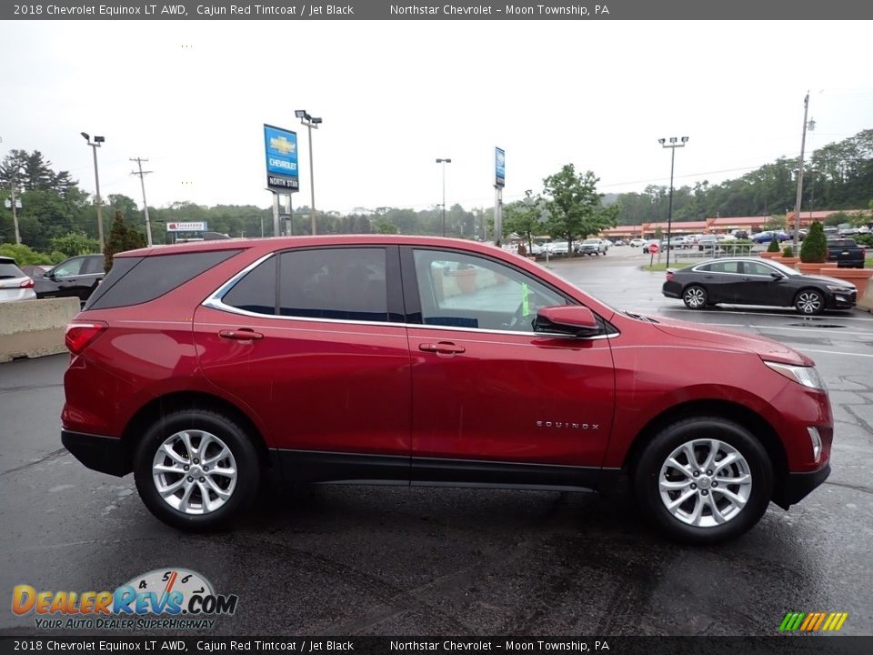 2018 Chevrolet Equinox LT AWD Cajun Red Tintcoat / Jet Black Photo #9