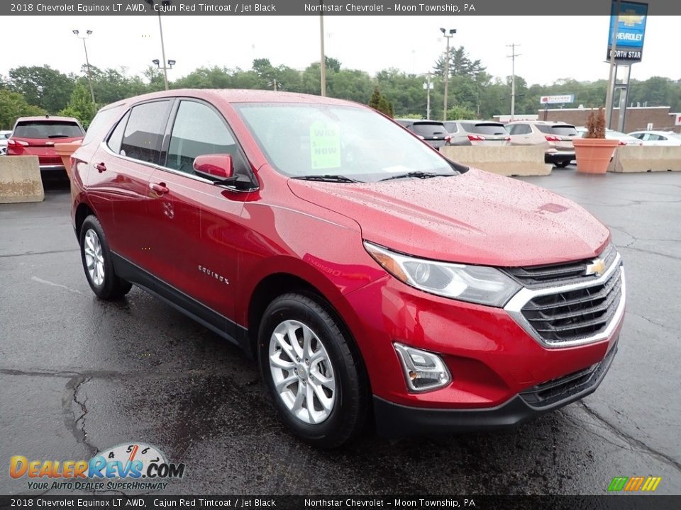 2018 Chevrolet Equinox LT AWD Cajun Red Tintcoat / Jet Black Photo #10