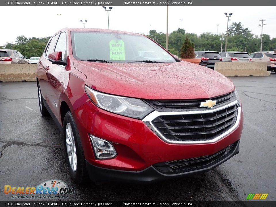 2018 Chevrolet Equinox LT AWD Cajun Red Tintcoat / Jet Black Photo #11