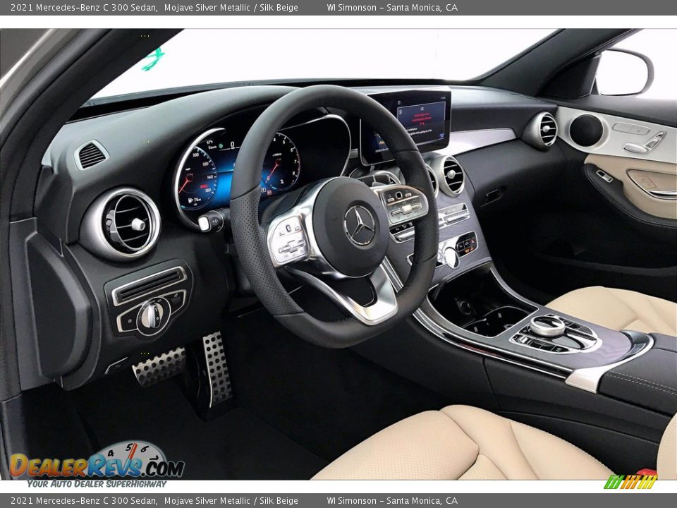 2021 Mercedes-Benz C 300 Sedan Mojave Silver Metallic / Silk Beige Photo #4