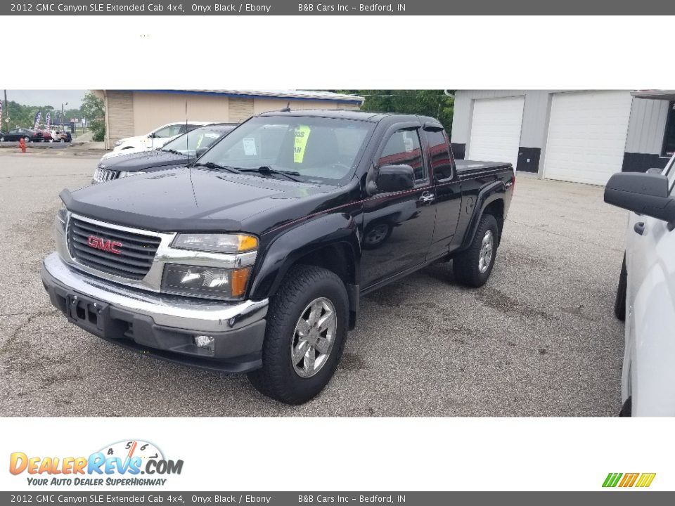 Onyx Black 2012 GMC Canyon SLE Extended Cab 4x4 Photo #16