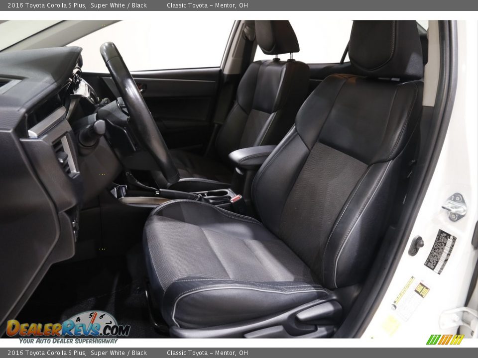 2016 Toyota Corolla S Plus Super White / Black Photo #5