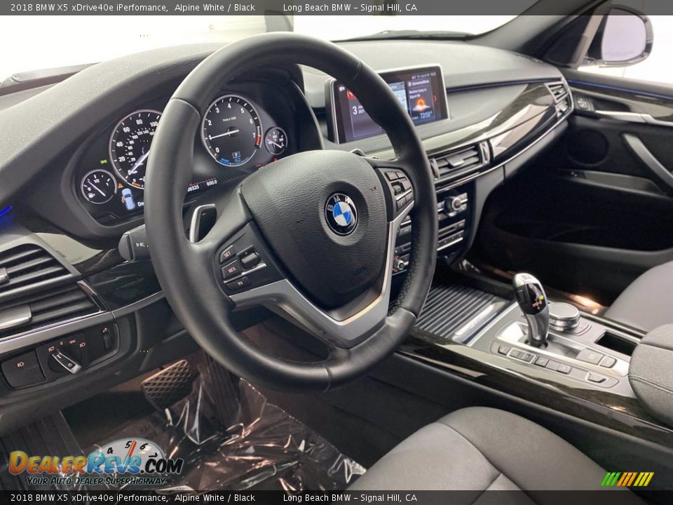 2018 BMW X5 xDrive40e iPerfomance Alpine White / Black Photo #16
