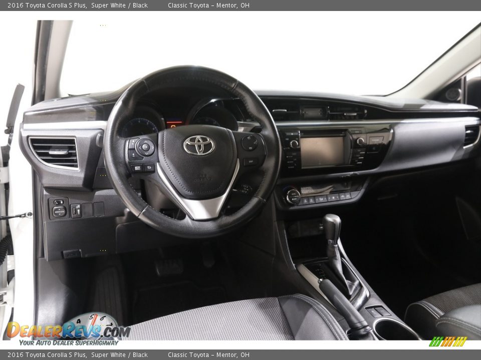2016 Toyota Corolla S Plus Super White / Black Photo #6