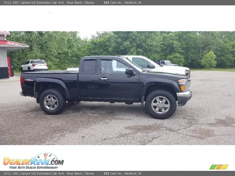 Onyx Black 2012 GMC Canyon SLE Extended Cab 4x4 Photo #18