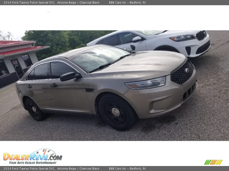 2014 Ford Taurus Police Special SVC Arizona Beige / Charcoal Black Photo #1