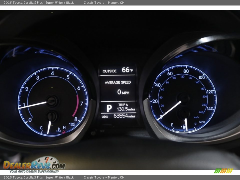 2016 Toyota Corolla S Plus Super White / Black Photo #8
