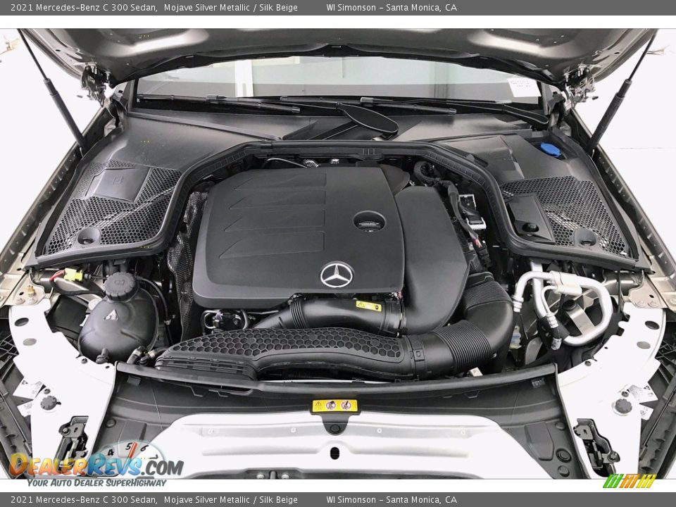 2021 Mercedes-Benz C 300 Sedan Mojave Silver Metallic / Silk Beige Photo #9