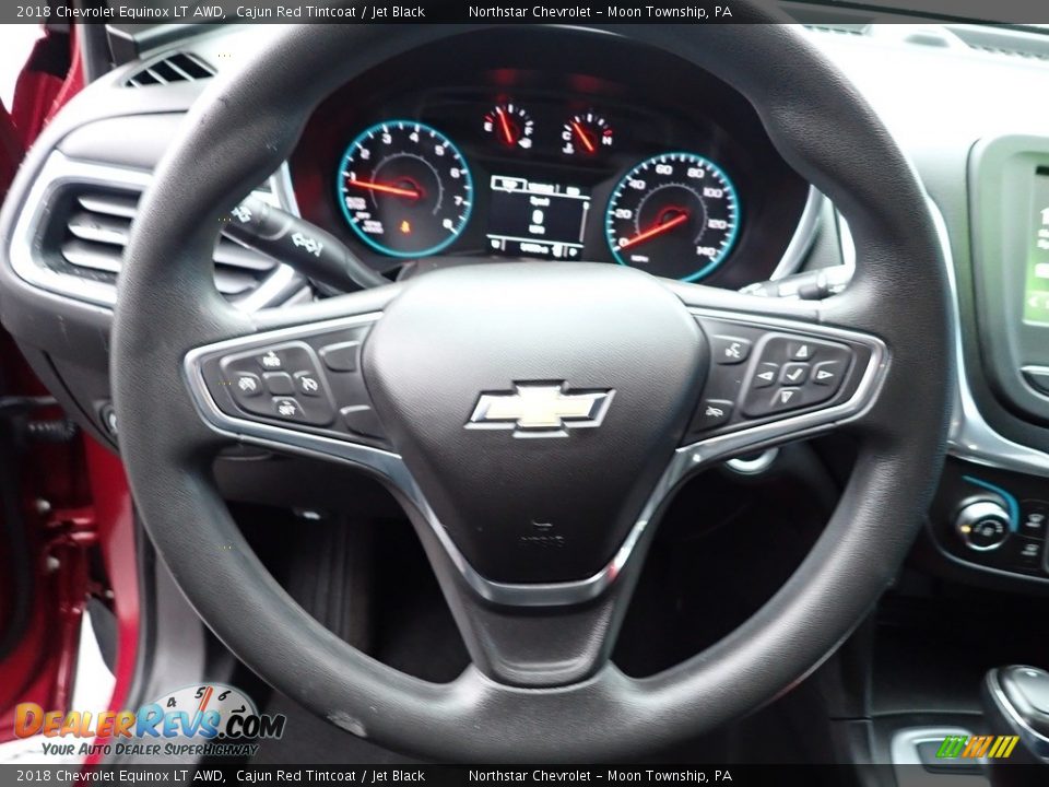 2018 Chevrolet Equinox LT AWD Cajun Red Tintcoat / Jet Black Photo #25
