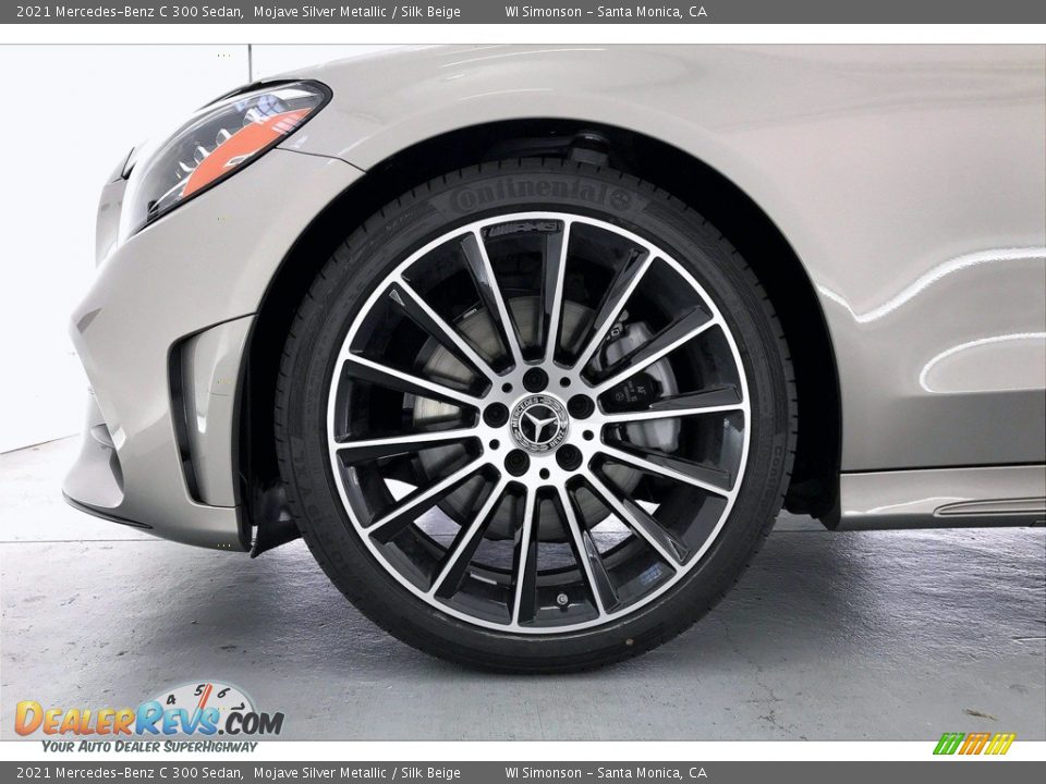 2021 Mercedes-Benz C 300 Sedan Mojave Silver Metallic / Silk Beige Photo #10
